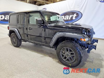 Czwarte zdjęcie samochodu z boku: 2024 JEEP WRANGLER SPORT VIN:1C4PJXDN0RW130297 - miniatura