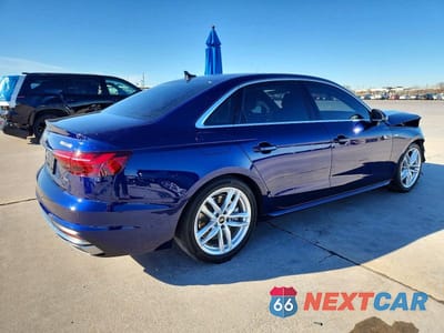 Trzecie zdjęcie samochodu z tyłu: 2023 AUDI A4 PREMIUM 45 VIN:WAUDAAF41PN020878 - miniatura