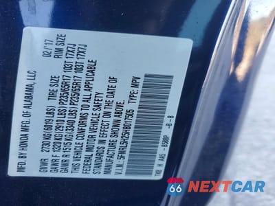 Zdjęcie 14 z 14 samochodu: 2017 HONDA ODYSSEY LX VIN:5FNRL5H25HB017505 - miniatura