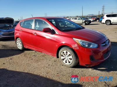 Czwarte zdjęcie samochodu z boku: 2015 HYUNDAI ACCENT GS VIN:KMHCT5AE5FU203376 - miniatura