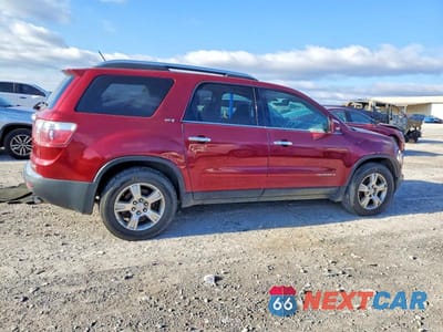Trzecie zdjęcie samochodu z tyłu: 2008 GMC ACADIA SLT-1 VIN:1GKEV23708J142516 - miniatura