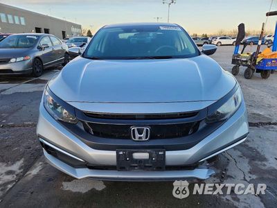 Piąte zdjęcie samochodu w środku: 2019 HONDA CIVIC LX VIN:19XFC2F67KE042197 - miniatura