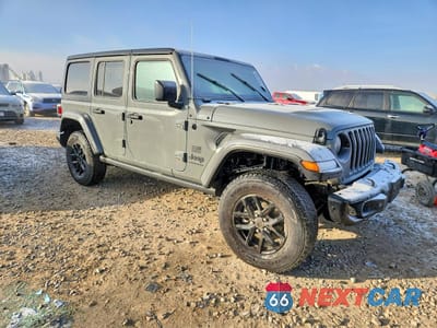 Czwarte zdjęcie samochodu z boku: 2023 JEEP WRANGLER SPORT VIN:1C4HJXDM6PW583932 - miniatura