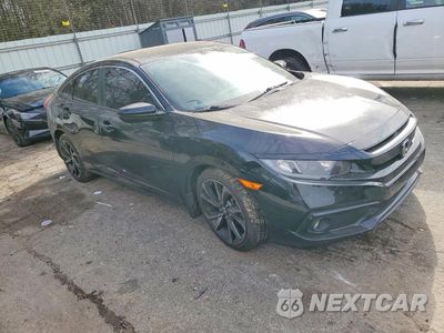 Czwarte zdjęcie samochodu z boku: 2019 HONDA CIVIC SPORT VIN:2HGFC2F85KH596359 - miniatura