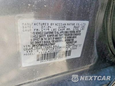 Zdjęcie 12 z 12 samochodu: 2024 NISSAN KICKS S VIN:3N1CP5BV3RL579437 - miniatura