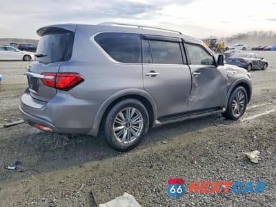 Trzecie zdjęcie samochodu z tyłu: 2018 INFINITI QX80 BASE VIN:JN8AZ2NE7J9190665 - miniatura