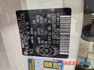 Zdjęcie 12 z 12 samochodu: 2021 KIA SELTOS LX VIN:KNDEPCAAXM7108987 - miniatura