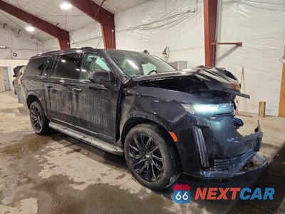 Czwarte zdjęcie samochodu z boku: 2022 CADILLAC ESCALADE ESV SPORT VIN:1GYS4NKLXNR122931 - miniatura