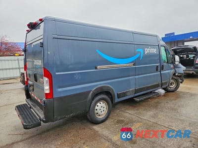 Trzecie zdjęcie samochodu z tyłu: 2020 RAM PROMASTER 3500 DELIVERY VAN VIN:3C6URVJG7LE144017 - miniatura