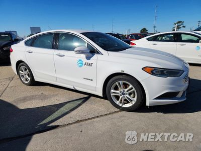 Czwarte zdjęcie samochodu z boku: 2018 FORD FUSION SE HYBRID VIN:3FA6P0LUXJR278691 - miniatura