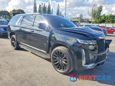 Czwarte zdjęcie samochodu z boku: 2022 CADILLAC ESCALADE ESV PREMIUM LUXURY VIN:1GYS3KKL0NR319222 - miniatura