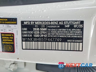 Zdjęcie 13 z 13 samochodu: 2026 MERCEDES-BENZ GLC COUPE 43 4MATIC AMG VIN:W1NKJ8HB5TF447749 - miniatura