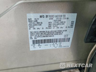 Zdjęcie 13 z 13 samochodu: 2017 FORD EDGE SEL VIN:2FMPK3J98HBC08639 - miniatura