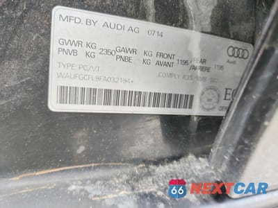 Zdjęcie 12 z 12 samochodu: 2015 AUDI S4 PREMIUM VIN:WAUFGCFL9FA032194 - miniatura