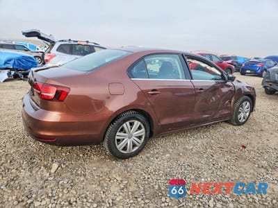 Trzecie zdjęcie samochodu z tyłu: 2017 VOLKSWAGEN JETTA S VIN:3VW167AJ6HM371849 - miniatura