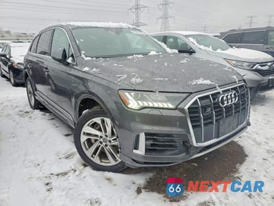 Czwarte zdjęcie samochodu z boku: 2020 AUDI Q7 PREMIUM PLUS VIN:WA1LXAF70LD008304 - miniatura