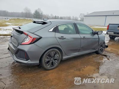 Trzecie zdjęcie samochodu z tyłu: 2019 HONDA CIVIC EX VIN:SHHFK7H66KU412352 - miniatura