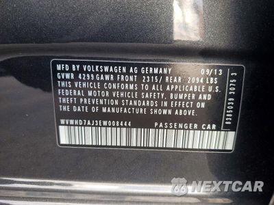 Zdjęcie 12 z 12 samochodu: 2014 VOLKSWAGEN GTI VIN:WVWHD7AJ3EW008444 - miniatura