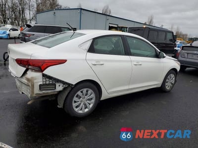 Trzecie zdjęcie samochodu z tyłu: 2022 HYUNDAI ACCENT SE VIN:3KPC24A60NE186400 - miniatura