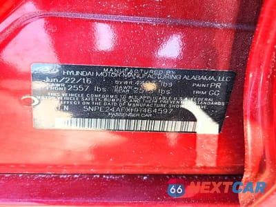 Zdjęcie 12 z 12 samochodu: 2017 HYUNDAI SONATA SE VIN:5NPE24AFXHH464597 - miniatura