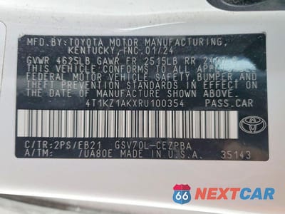 Zdjęcie 13 z 13 samochodu: 2024 TOYOTA CAMRY TRD VIN:4T1KZ1AKXRU100354 - miniatura