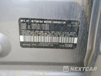 Zdjęcie 12 z 12 samochodu: 2015 MITSUBISHI LANCER ES VIN:JA32U2FU4FU018004 - miniatura