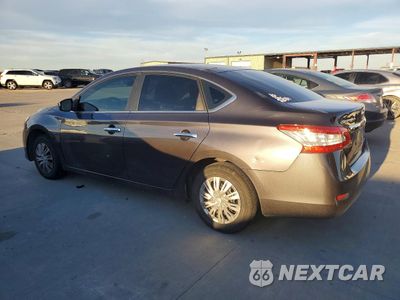 Drugie zdjęcie samochodu z przodu: 2014 NISSAN SENTRA S VIN:3N1AB7AP8EY248323 - miniatura