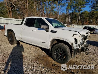 Czwarte zdjęcie samochodu z boku: 2021 GMC SIERRA K1500 ELEVATION VIN:1GTR9CED3MZ329450 - miniatura