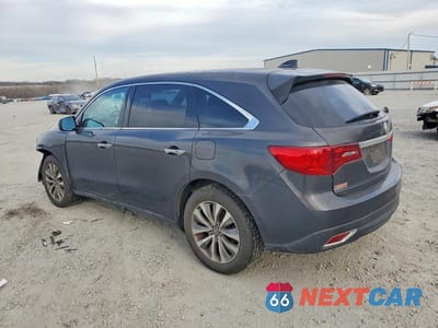 Drugie zdjęcie samochodu z przodu: 2016 ACURA MDX TECHNOLOGY VIN:5FRYD4H40GB008650 - miniatura