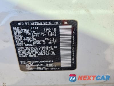 Zdjęcie 13 z 13 samochodu: 2014 INFINITI QX80 BASE VIN:JN8AZ2NF2E9551914 - miniatura