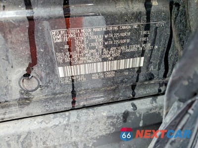 Zdjęcie 13 z 13 samochodu: 2022 TOYOTA RAV4 SE VIN:2T3T6RFV1NW030176 - miniatura