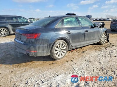 Trzecie zdjęcie samochodu z tyłu: 2018 AUDI A4 PREMIUM VIN:WAUDNAF40JA043197 - miniatura