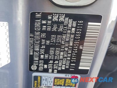 Zdjęcie 13 z 13 samochodu: 2020 KIA SORENTO LX V6 VIN:5XYPG4A59LG683116 - miniatura