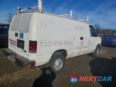 Trzecie zdjęcie samochodu z tyłu: 2010 FORD E250 DELIVERY VAN VIN:1FTNE2EW2ADA03444 - miniatura