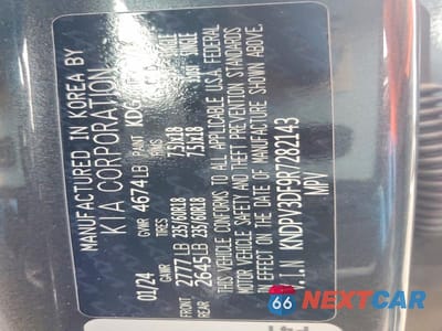 Zdjęcie 13 z 13 samochodu: 2024 KIA SPORTAGE EX VIN:KNDPV3DF9R7282143 - miniatura