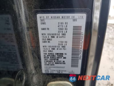 Zdjęcie 13 z 13 samochodu: 2019 NISSAN NV200 UTILITY / SERVICE VAN VIN:3N6CM0KN6KK695037 - miniatura