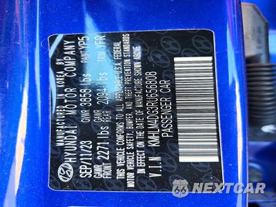 Zdjęcie 13 z 13 samochodu: 2024 HYUNDAI ELANTRA SEL VIN:KMHLM4DG3RU656808 - miniatura