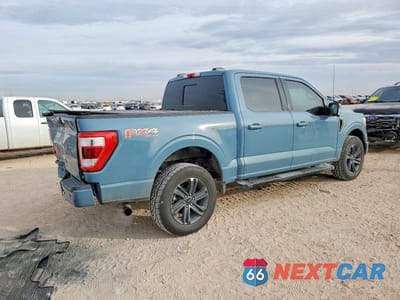Trzecie zdjęcie samochodu z tyłu: 2023 FORD F150 SUPERCREW VIN:1FTFW1E89PKD27573 - miniatura