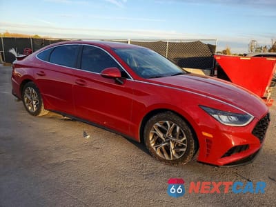 Czwarte zdjęcie samochodu z boku: 2021 HYUNDAI SONATA SEL VIN:KMHL64JA7MA144828 - miniatura