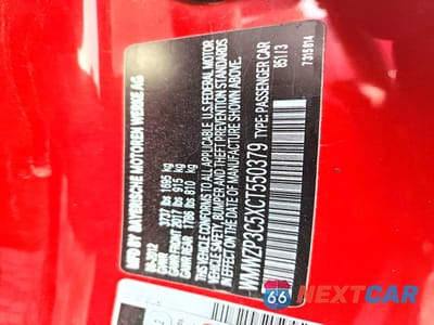 Zdjęcie 12 z 12 samochodu: 2012 MINI COOPER S VIN:WMWZP3C5XCT550379 - miniatura