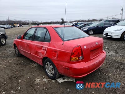 Drugie zdjęcie samochodu z przodu: 2003 HYUNDAI ACCENT GL VIN:KMHCG45C83U475374 - miniatura