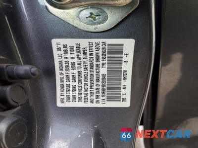 Zdjęcie 12 z 12 samochodu: 2012 HONDA CIVIC EX VIN:19XFB2F89CE009465 - miniatura