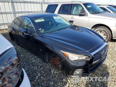 Czwarte zdjęcie samochodu z boku: 2016 INFINITI Q50 BASE VIN:JN1CV7AP6GM201314 - miniatura