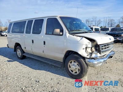Czwarte zdjęcie samochodu z boku: 2002 FORD ECONOLINE E350 SUPER DUTY WAGON VIN:1FBSS31L42HB23743 - miniatura