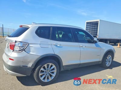 Trzecie zdjęcie samochodu z tyłu: 2013 BMW X3 XDRIVE28I VIN:5UXWX9C51D0D00011 - miniatura