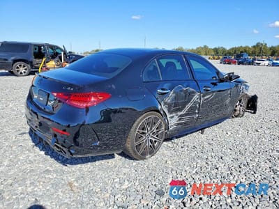 Trzecie zdjęcie samochodu z tyłu: 2024 MERCEDES-BENZ C 43 AMG VIN:W1KAF8HB1RR192034 - miniatura