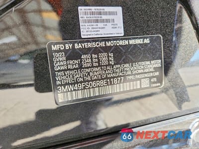 Zdjęcie 12 z 12 samochodu: 2024 BMW M340I VIN:3MW49FS06R8E11877 - miniatura