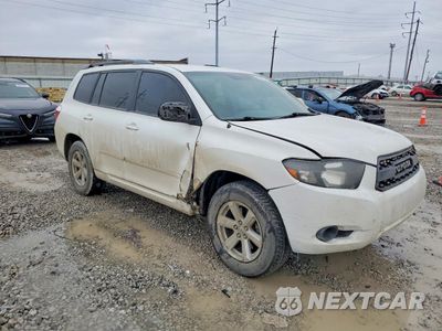 Czwarte zdjęcie samochodu z boku: 2010 TOYOTA HIGHLANDER VIN:5TDZK3EH9AS002541 - miniatura