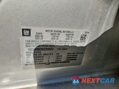 Zdjęcie 12 z 13 samochodu: 2014 CHEVROLET SILVERADO K1500 LT VIN:1GCVKREC6EZ288620 - miniatura