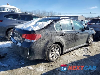 Trzecie zdjęcie samochodu z tyłu: 2012 SUBARU LEGACY 2.5I PREMIUM VIN:4S3BMBG67C3014001 - miniatura
